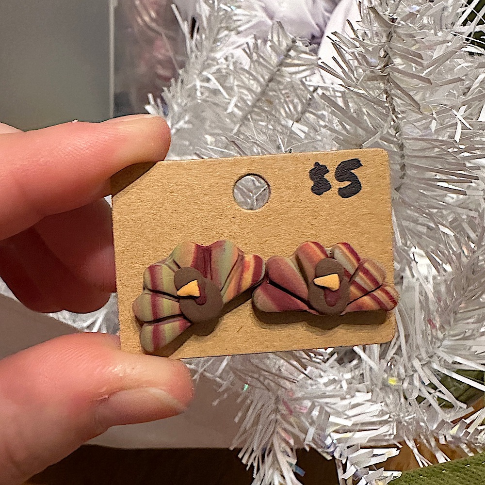 NEW Handmade Turkey Earrings **$5 or 3/$12**